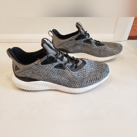 AlphaBounce Engineered Mesh 'Core Black' Men's Size 11 - Picture 3 of 7